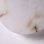 Luxury Round Marble and Iron LED Wall Sconce