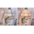 Luxury Lace Resin 1-Light Table Lamp - European Design