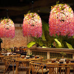 Colorful Globe Flower Chandeliers - Available in 1, 3, or 5 Lights