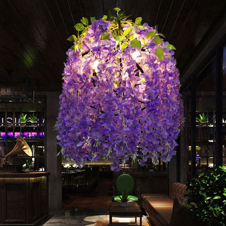 Colorful Globe Flower Chandeliers - Available in 1, 3, or 5 Lights