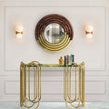 Contemporary 2-Light Bowl Sconce