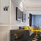 Contemporary 2-Light Bowl Sconce