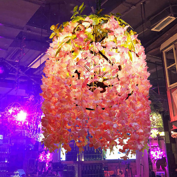 Colorful Globe Flower Chandeliers - Available in 1, 3, or 5 Lights