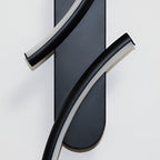 Contemporary S-Shaped LED Wall Sconce