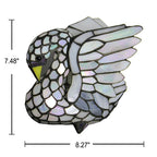 Premium Tiffany Stained Glass Animal Table Lamp - 1-Light Decorative Accent