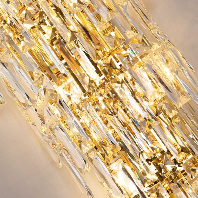 Crystal Tassel Wall Sconce