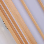 Solid Wood Rectangle LED Wall Sconce