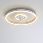 Minimalist Round Invisible LED Ceiling Fan Light