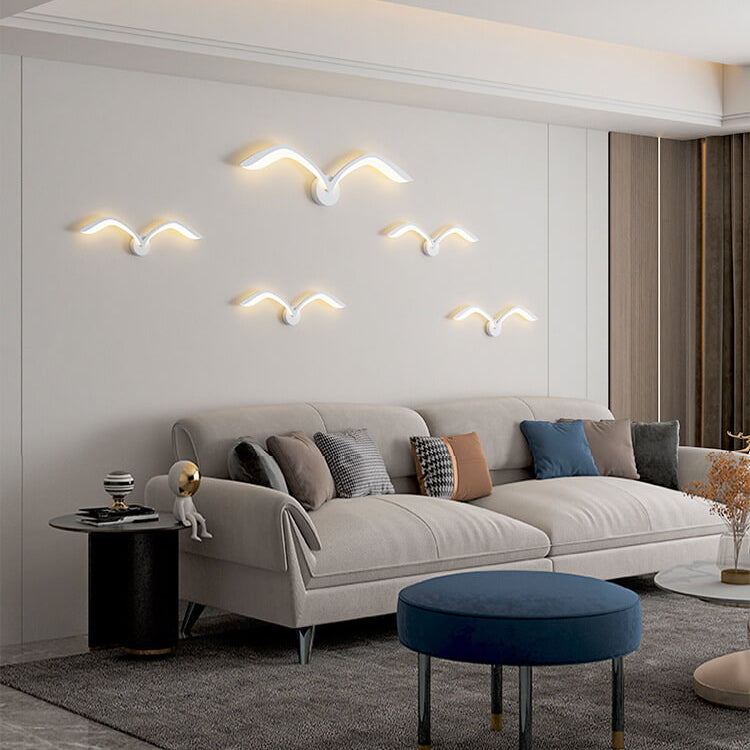 Minimalist Seagull Wall Sconce