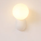 Macaron Resin Glass Ball Wall Sconce