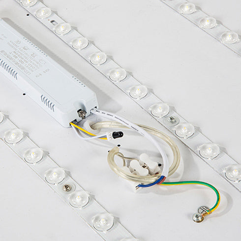 Diamond Geometry LED Flush Mount