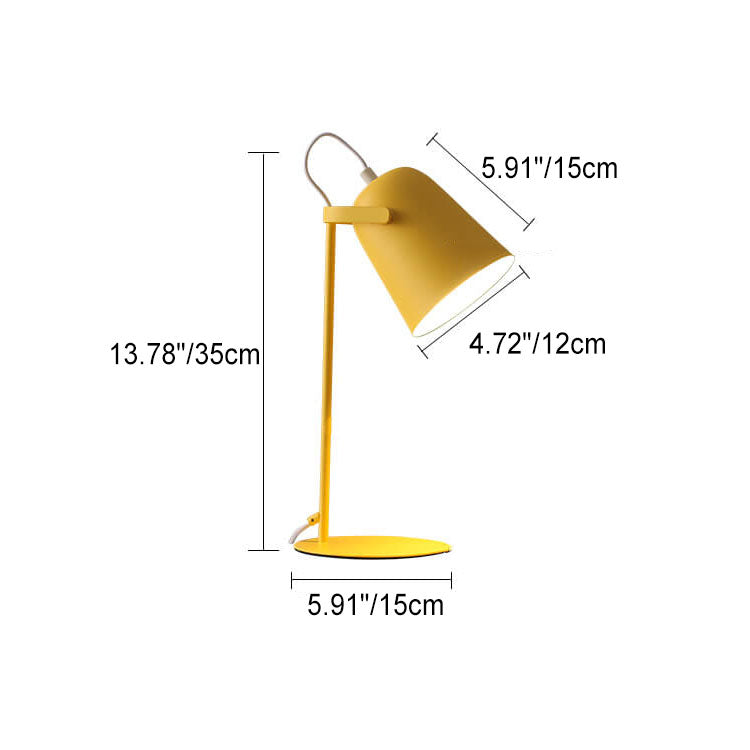 Nordic Macaron Color 1-Light Table Lamp - Creative Iron