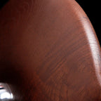 Minimalist Round Solid Wood Wall Sconce