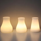 Premium Geometric Battery-Powered Night Light Table Lamp