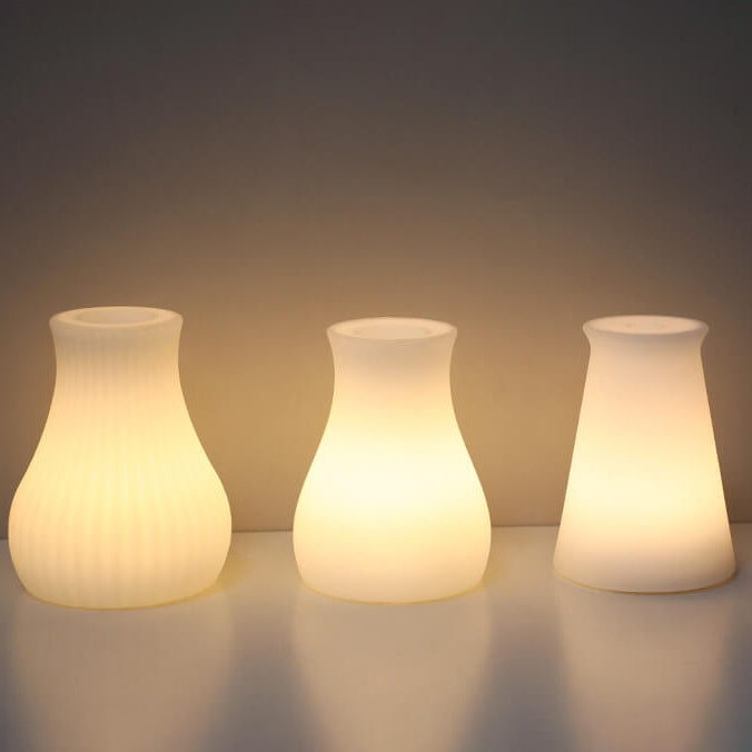 Premium Geometric Battery-Powered Night Light Table Lamp