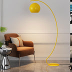 Premium Nordic Minimalist Curved Dome Floor Lamp - 1 Light