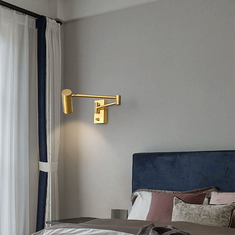 Copper Rotatable LED Wall Sconce
