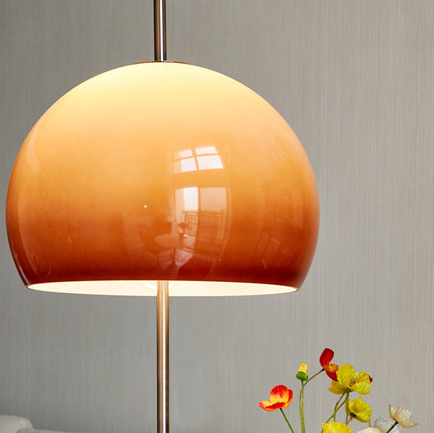 Modern Retro Mushroom Glass 2-Light Floor Lamp