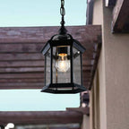 Premium Minimalist Hexagonal Aluminum and Glass Outdoor