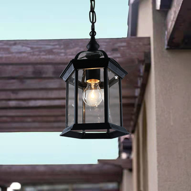 Premium Minimalist Hexagonal Aluminum and Glass Outdoor