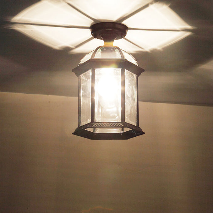 Waterproof Hexagonal Outdoor Lantern