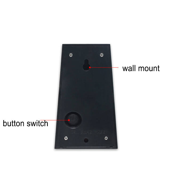 Premium Solar RGB Trapezoid Outdoor LED Wall Sconce Lamp