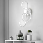 Modern LED Musical Note Wall Light - Elegant Home Decor