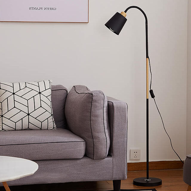 Premium Minimalist Iron Floor Lamp - 1 Light