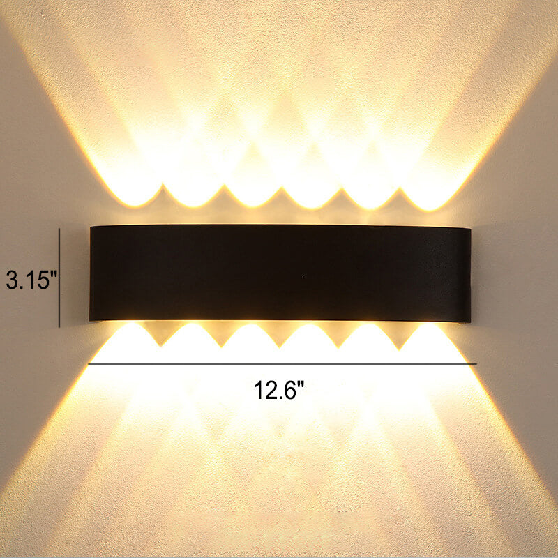 Premium Waterproof LED Outdoor Arc Wall Sconce