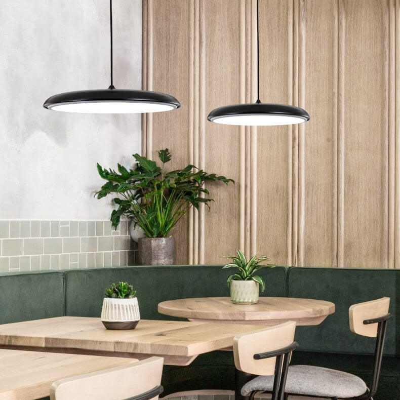Nordic Metal LED Pendant Light - Macaron Flying Saucer Design