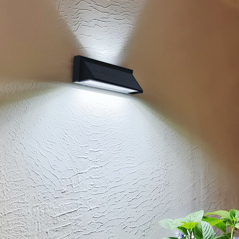 Premium Outdoor Solar Waterproof Rectangular LED Wall