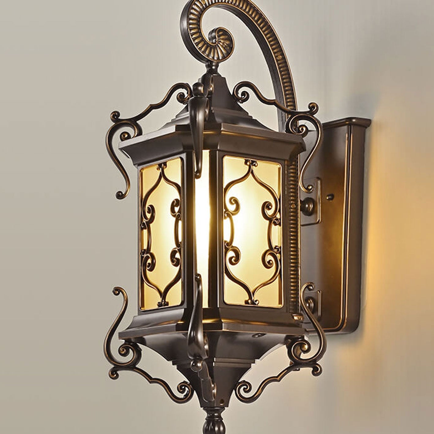 European Palace Outdoor Wall Sconce