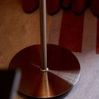 Modern Retro Mushroom Glass 2-Light Floor Lamp