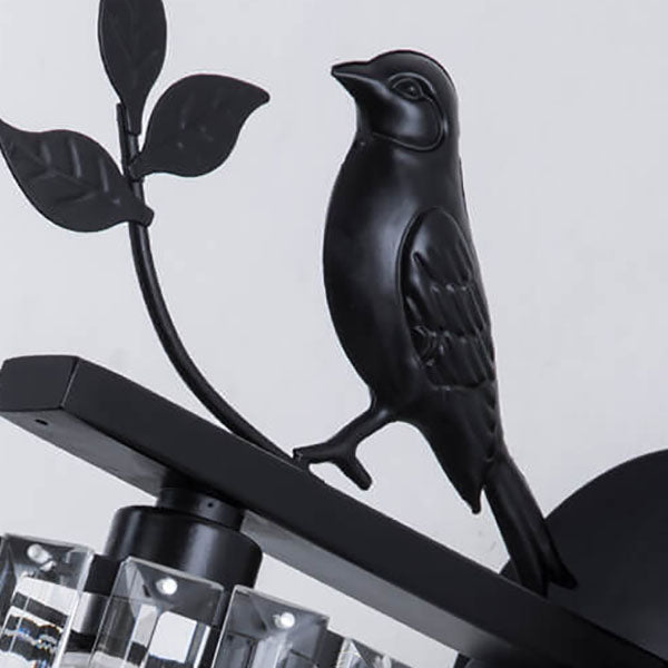 Crystal Bird Wall Sconce