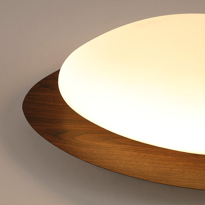 Scandinavian Pebble LED Flush Mount Ceiling Light for Bedroom
