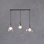 Nordic Rippled Glass Pendant Lamp