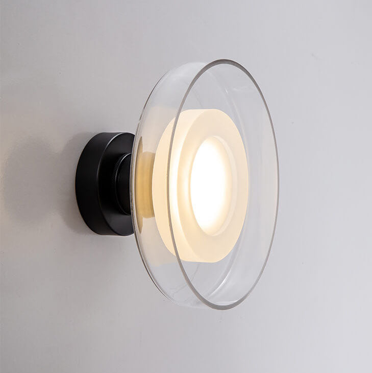 Vintage Nordic Round Glass LED Wall Sconce