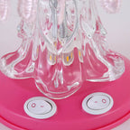 Elegant European Glass Table Lamp - 1-Light Wedding Design