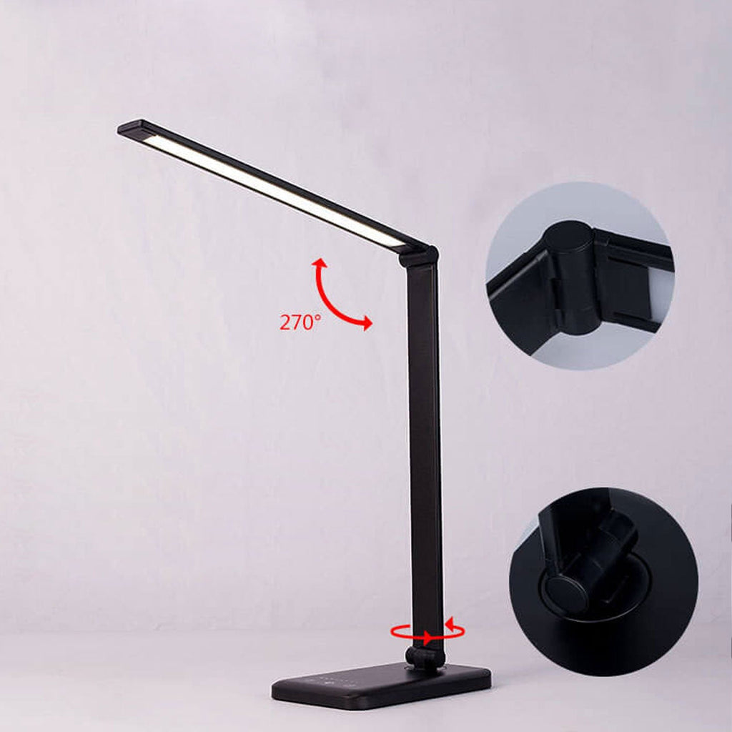 Premium Rechargeable LED Desk Lamp with Eye Protection - Foldable Design