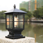 Premium Waterproof European Outdoor Column Lantern