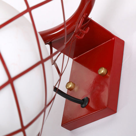 Art Deco Kids Basketball Hoop Wall Sconce