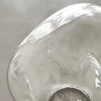 Minimalist Spherical Glass 1-Light Sconce