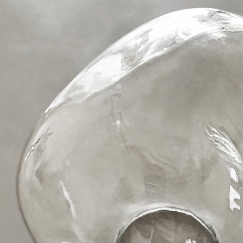 Minimalist Spherical Glass 1-Light Sconce