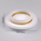 Nordic Acrylic LED Flush Mount Ceiling Light - Square & Circle Design