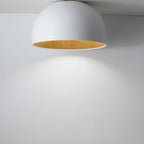 Modern Wooden Bowl LED Flush Mount Ceiling Light