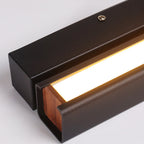 Rotatable LED Aluminum & Wood Sconce