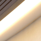 Striped Wood LED Vanity Sconce