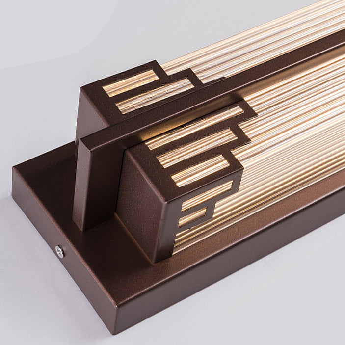 Waterproof Rectangular Stainless Steel LED Wall Sconce