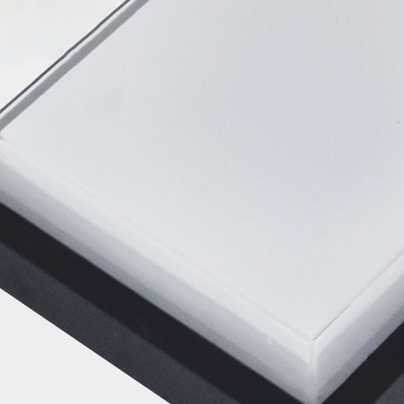 Contemporary Square Aluminum LED Flush Mount Ceiling Light for Outdoor Use