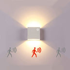 Square LED Motion Sensor Wall Sconce